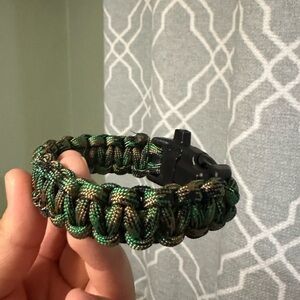 Green and Brown Compass Bracelet